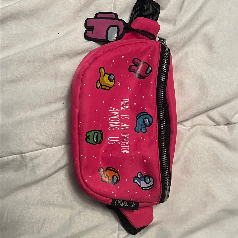 Zara Pink Kids Character Waist Bag